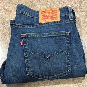 Levi's Men's Dark Blue Slim Straight Jeans